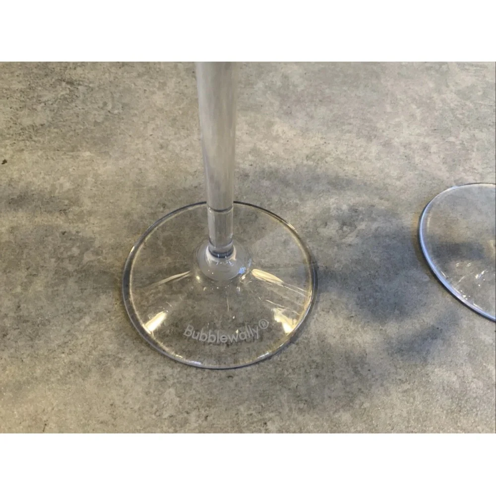 Floating Wine Glasses for Pool (Set of 2) - Pool Wine Glasses That Float